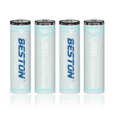 Rechargeable AA batteries with USB C, 1460mAh, Li-Ion, 4 pcs                                        
