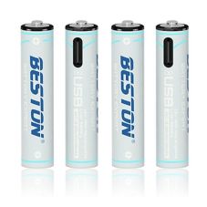 Rechargeable AA batteries with USB C, 400mAh, Li-Ion, 4 pcs                                         