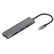 Adapteris USB Type-C — 4 x USB 3.0