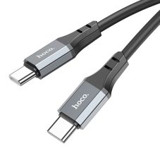 Silicone Cable USB Type-C - Type-C, 60W, black, 3m                                                  