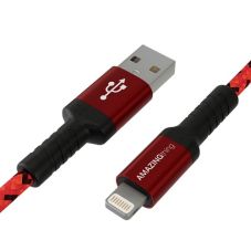 Premium MFI certifield Cable USB - Lightning (red, 1.2m)                                            