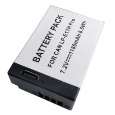 CANON Battery LP-E17H Pro (without chip), 1180mAh, USB Type-C                                       