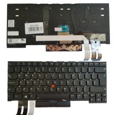 Tastatūra Lenovo ThinkPad T490s, T495s, Lielbritānija, ar fona apgaismojumu