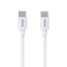 Cable CHOETECH Type-C - Type-C, PD60W, White, 1.2m                                                  