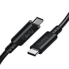 Kabelis CHOETECH USB4, USB-C — USB-C, 40 Gbps, 100 W, 20 V/5 A, 8 K/ 60 HZ, 0,8 m