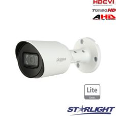 HD-CVI kamera. STARLIGHT cilindrisks 2MP ar infrasarkano staru līdz 30m, 3,6 mm objektīvs, STARLIGT sensors, mikrofons, IP67
