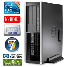 HP 8100 Elite SFF i5-650 16GB 960SSD GT1030 2GB DVD WIN7Pro