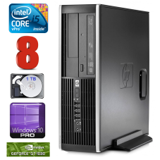 HP 8100 Elite SFF i5-650 8GB 1TB GT1030 2GB DVD WIN10Pro