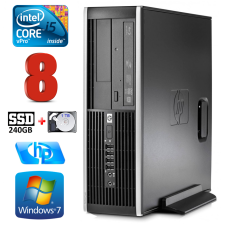HP 8100 Elite SFF i5-650 8GB 240SSD+1TB DVD WIN7Pro