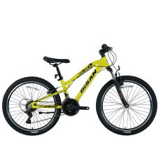 Pusaudžu velosipēds Bisan 24 KDX2800 MD (PR10010396) dzeltens/melns