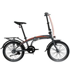 Saliekamais velosipēds Bisan 20 FX3500 NX3 (PR10010408) pelēks/oranžs