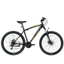 Kalnu velosipēds Bisan 26 MTS4600 MD (PR10010447) melns/dzeltens (18)