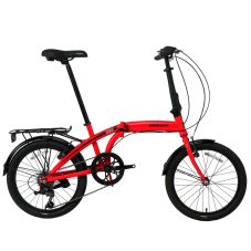 Saliekamais velosipēds Bisan 20 Twin S (PR10010405) sarkans